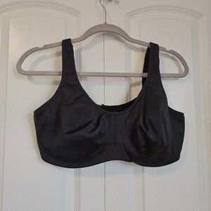 Addition Elle Black Bra Un Padded Underwire SZ 40D